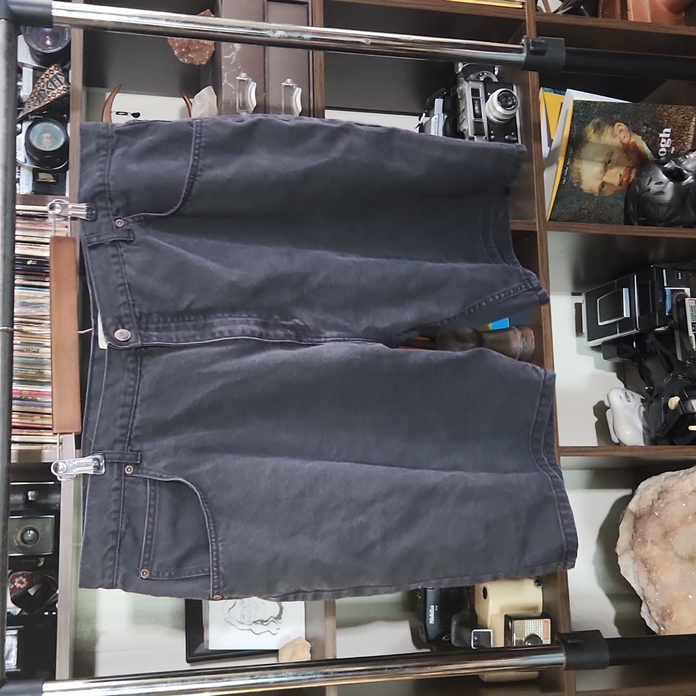 VTG 46 Black Denim Jean Shorts
